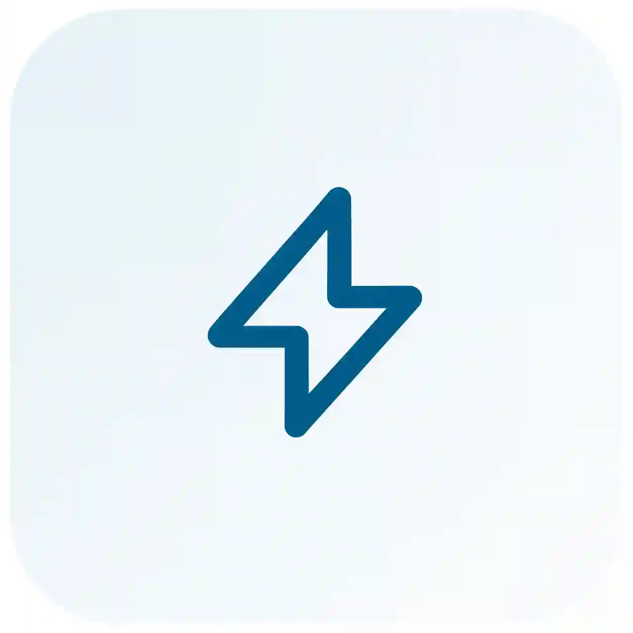 blue lightning icon