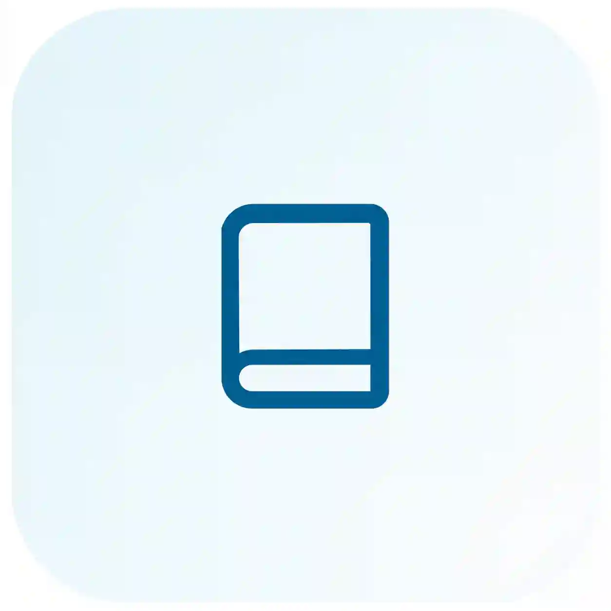teal book icon