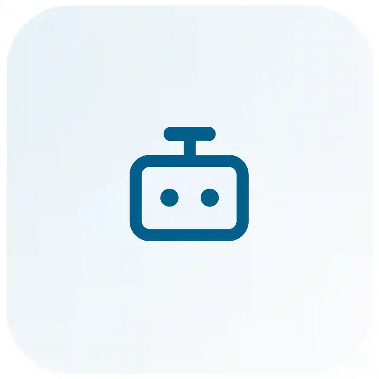 teal chatbot icon