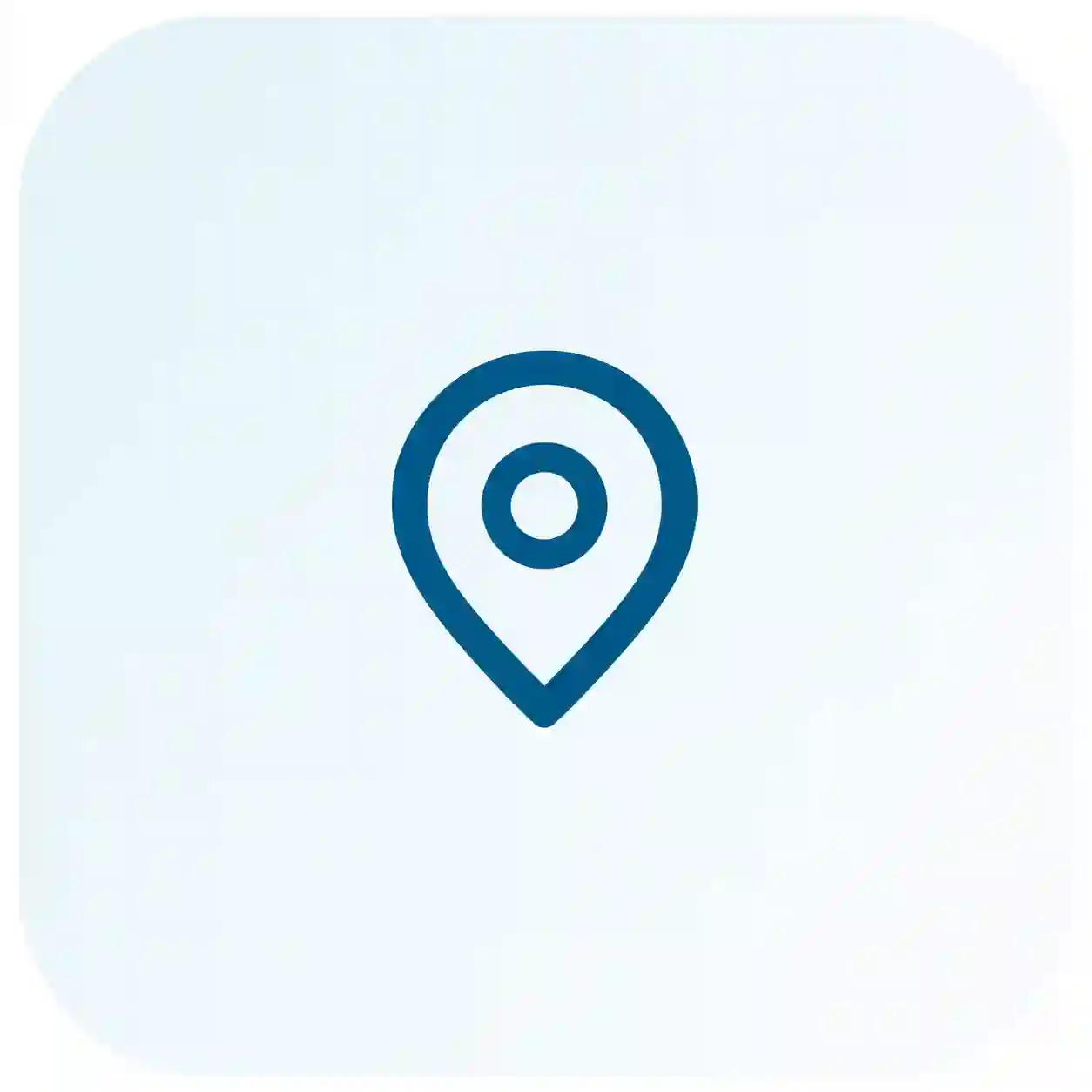 teal map pin icon