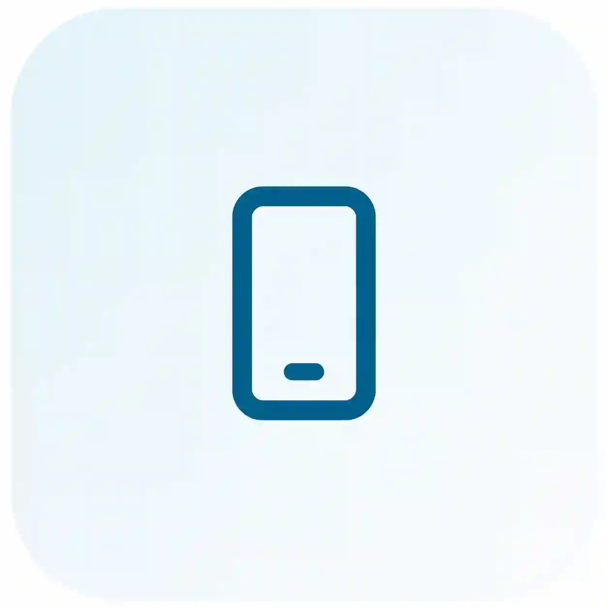 teal smartphone icon