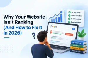 why your website is not ranking